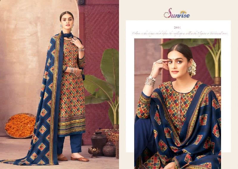 2001 Simran Woolen Suit material