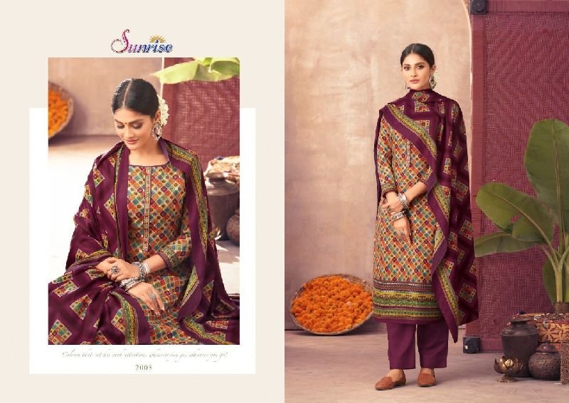 2008 Simran Woolen Suit material