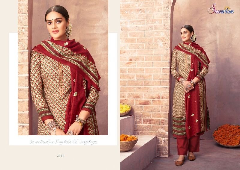 2010 Simran Woolen Suit material