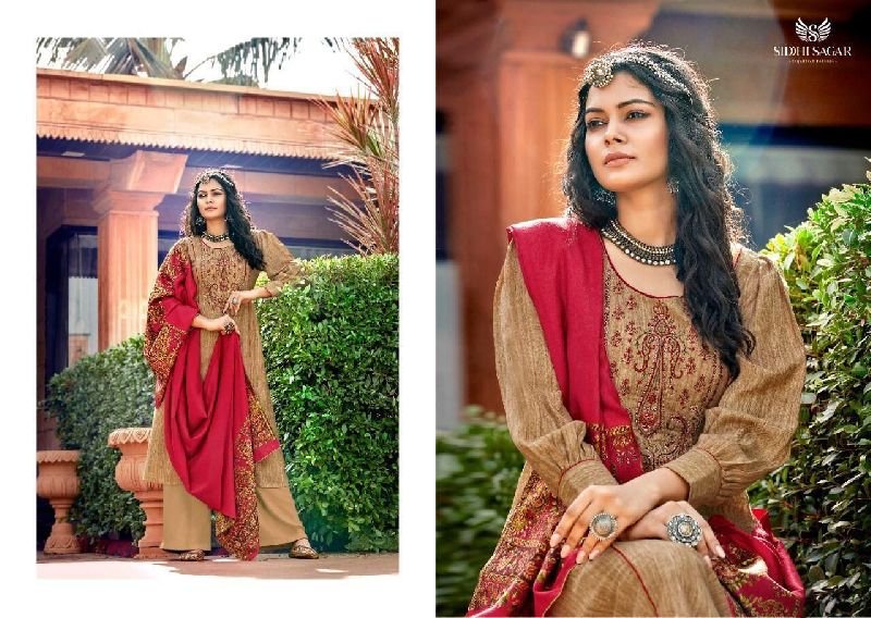 24005 Siddhi Sagar Sabiha Woolen Suit material