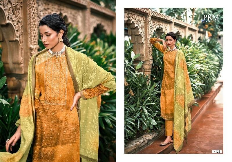 4126 Prm Trendz Woolen Suit Material