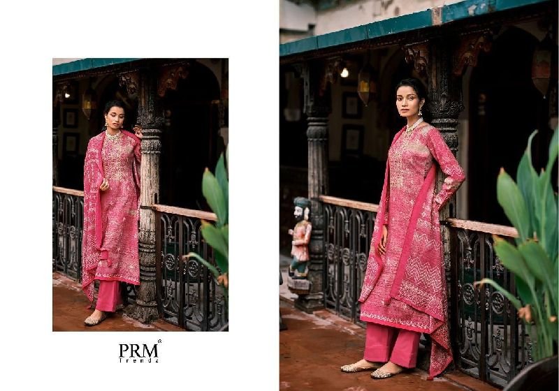 4130 Prm Trendz Woolen Suit Material