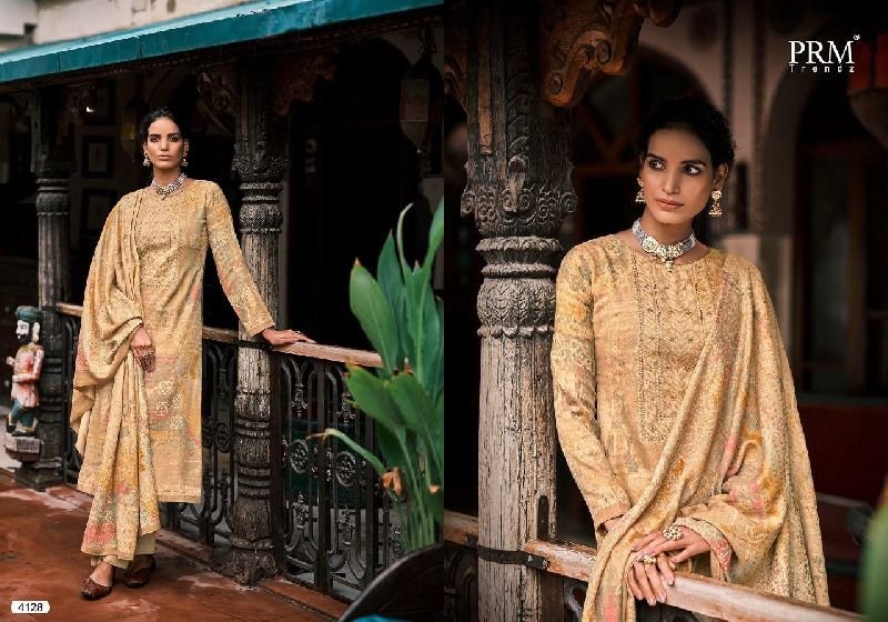 4128 Prm Trendz Woolen Suit Material