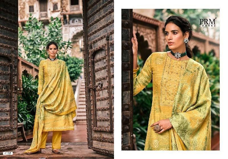 4132 Prm Trendz Woolen Suit Material