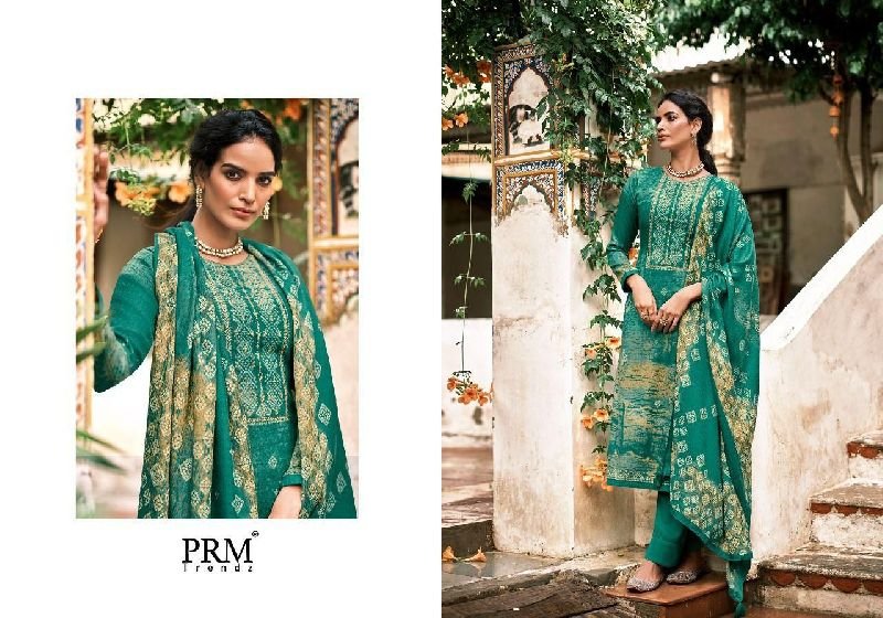 4133 Prm Trendz Woolen Suit Material