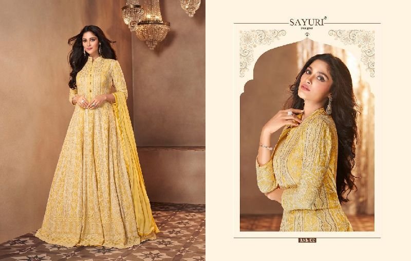 D.No. 132 Sayuri Designer Unstitched Suit Material