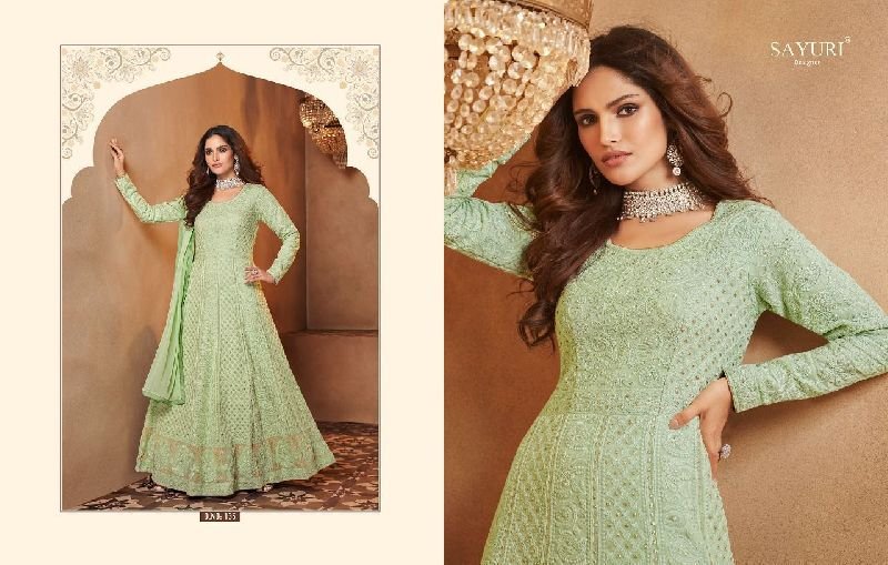 D.No. 135 Sayuri Designer Unstitched Suit Material