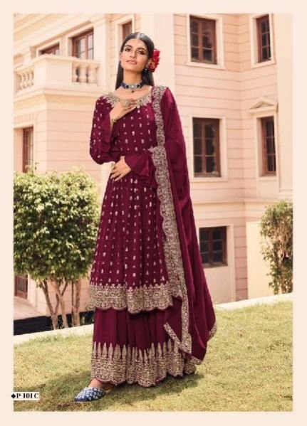 P-101C Nitya Unstitched Suit Material