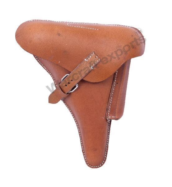 Brown German P08 Luger Leather Holsters