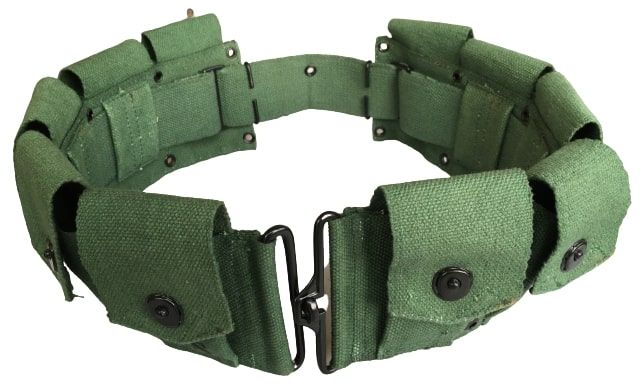 Green M1 Army Canvas Bandolier