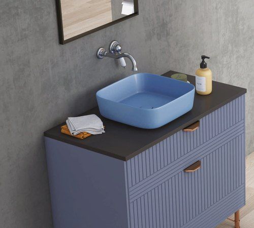 Royal Blue Compact Table Top Basin