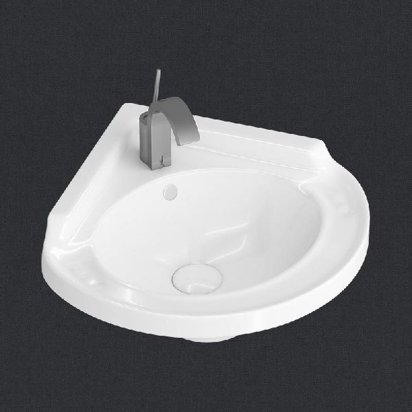 Corner Wall Hung Wash Basin