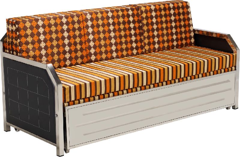 DCB 219 – Stainless Steel Sofa Cum Bed