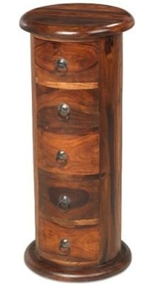 Reclaimed 5 Drawer Slim Drum