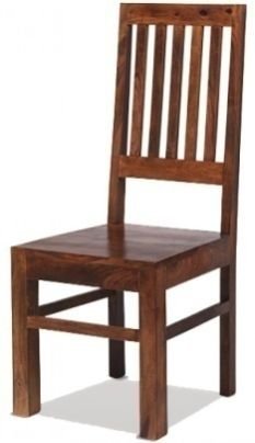 Reclaimed High Back Slat Chair
