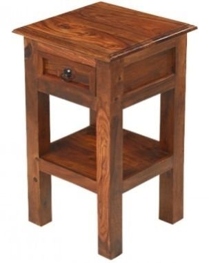 Reclaimed Lamp Telephone Table