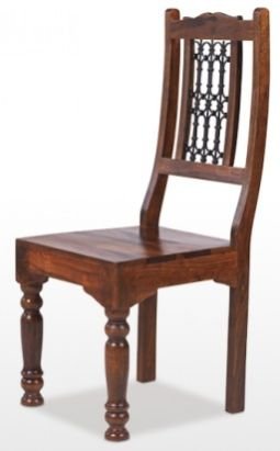 Reclaimed Low Back Jali Chair