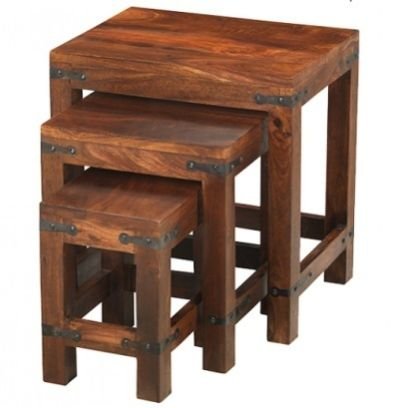 Reclaimed Nest of 3 Tables