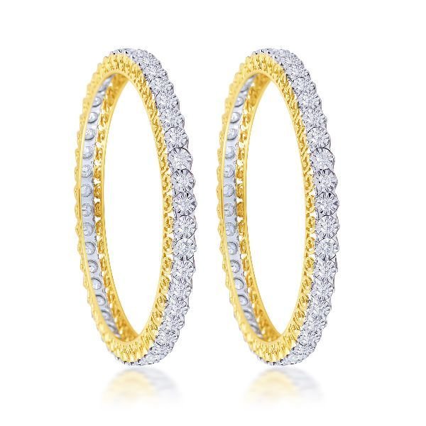 BN-M00129 Round Diamond Bangles