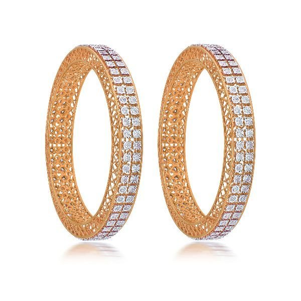 BN-M00141 Round Diamond Bangles