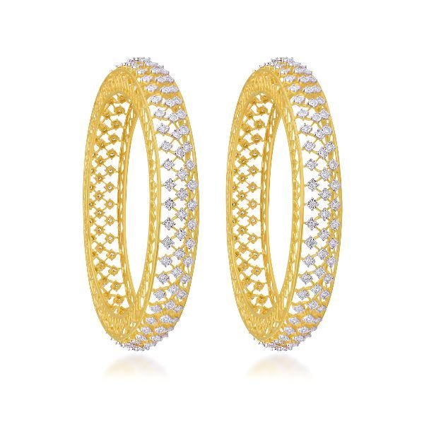 BN-M00152 Round Diamond Bangles