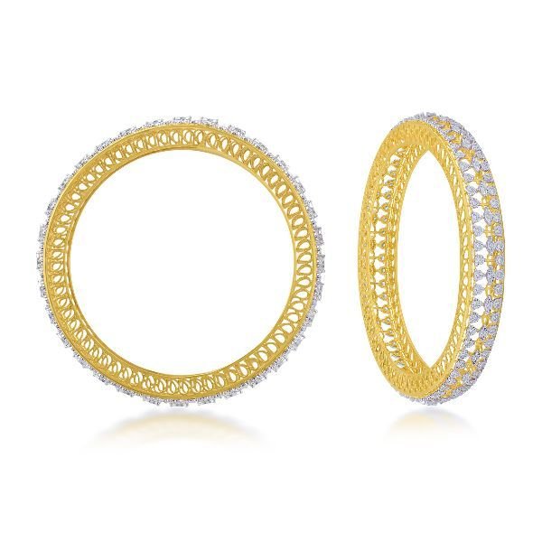 BN-M00156 Round Diamond Bangles