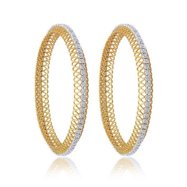 BN-M00166 Round Diamond Bangles