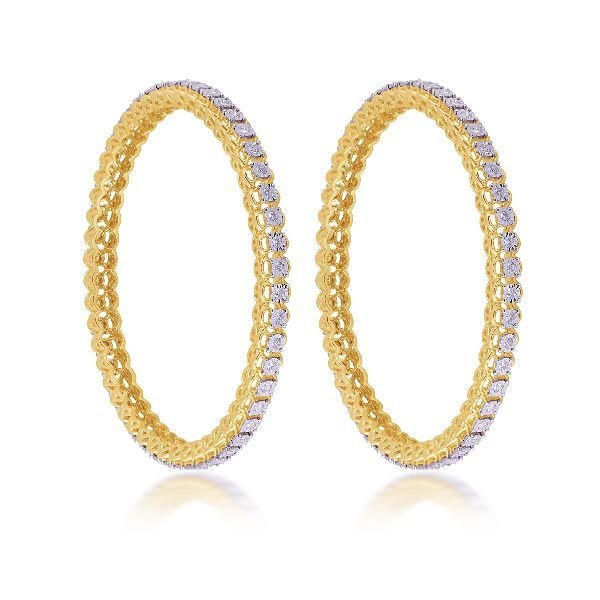 BN-M00169 Round Diamond Bangles