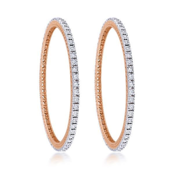BN-M00197 Round Diamond Bangles