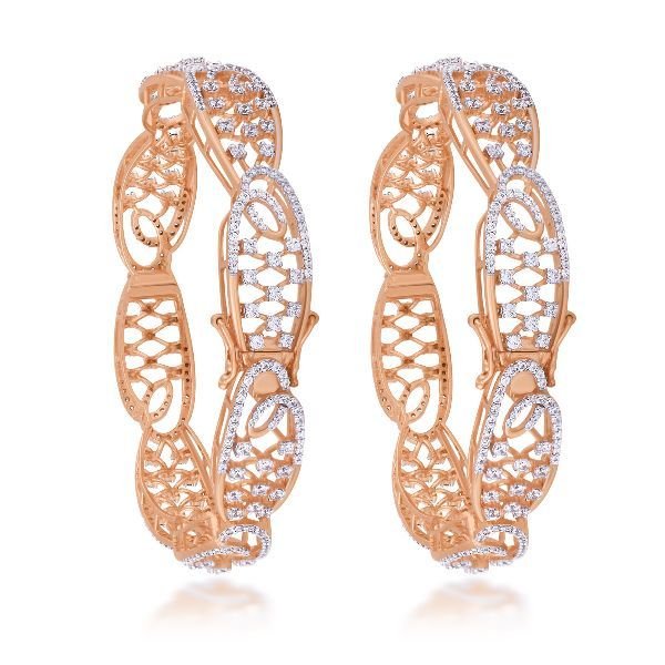 BN-M00198 Round Diamond Bangles