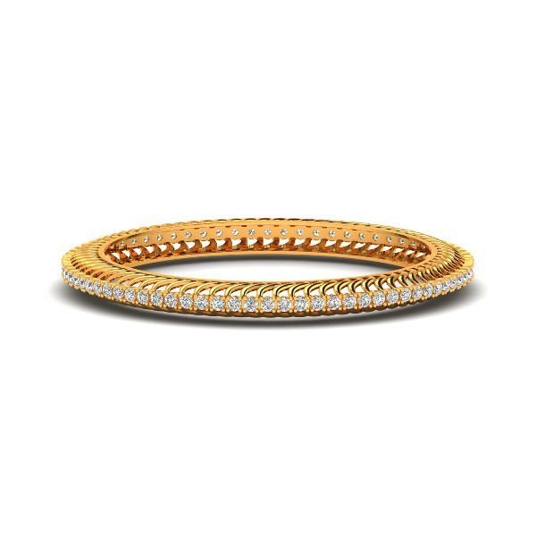 BN-M00230 Round Diamond Bangles