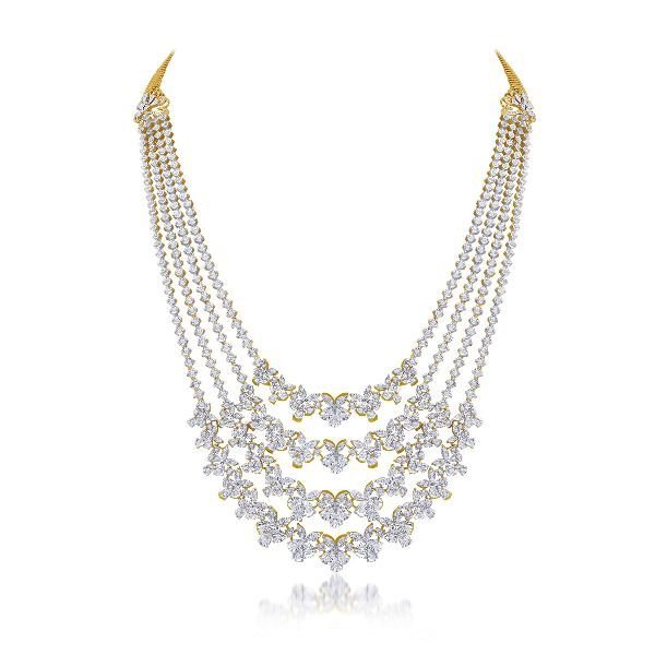 NT-M01270B String Diamond Necklace