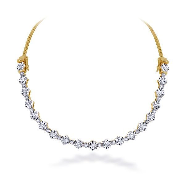 NT-M01275A String Diamond Necklace