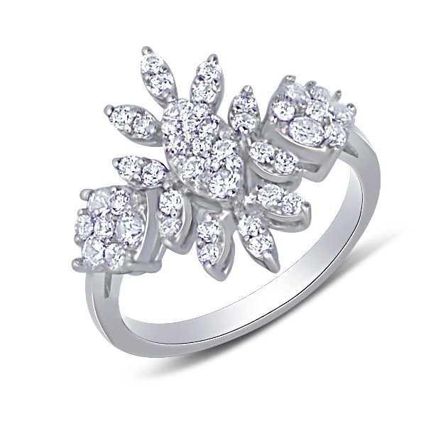 RLNS-64-M Pressure Diamond Ring