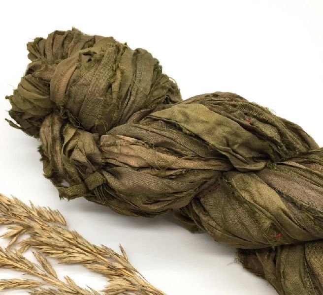 Army Green Sari Ribbon