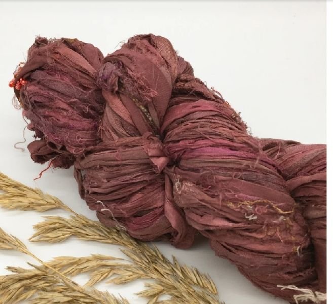 Chocolate Sari Silk Ribbon