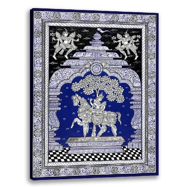 Aswa Nari | Pattachitra Painting