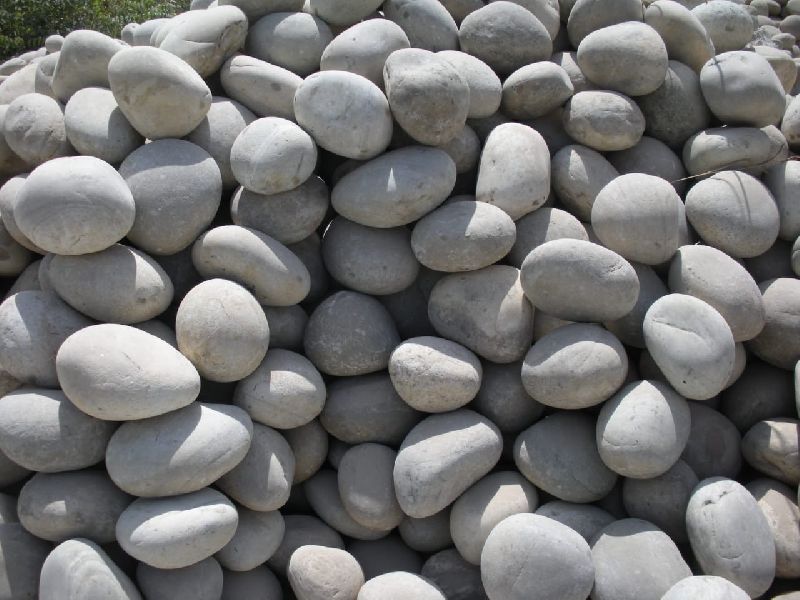 Snow White Boulder Pebbles