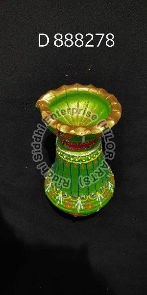 Fancy Earthen Diya 01