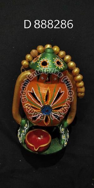 Fancy Earthen Diya 07