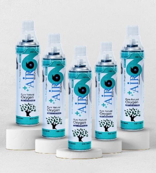 Air6 Oxygen Bottle/Can Pack of 5
