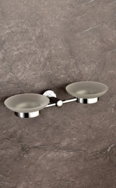 PR 11 Glass Double Soap Dish