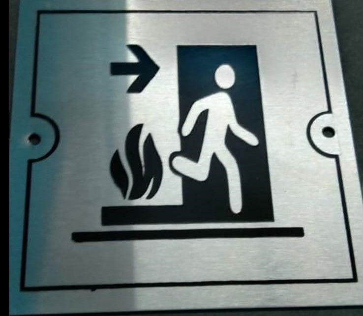 Fire Exit Nameplate