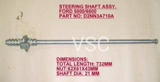 Steering Shaft Assembly- FORD 5000/6600