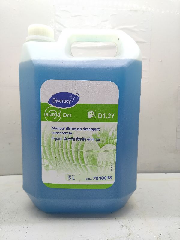 Diversey Suma Det D1.2 Y Manual Diswash Detergent Concentrate