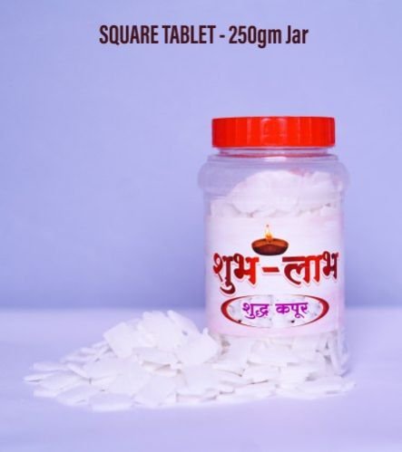 250 gm Square Camphor Tablet Jar