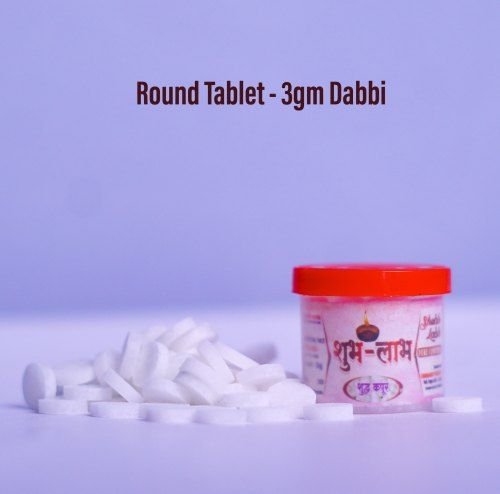 30 gm Round Camphor Tablet Box