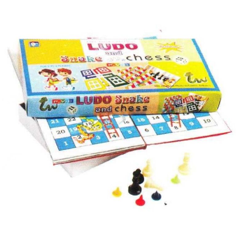 Medium Ludo Snake & Chess Board