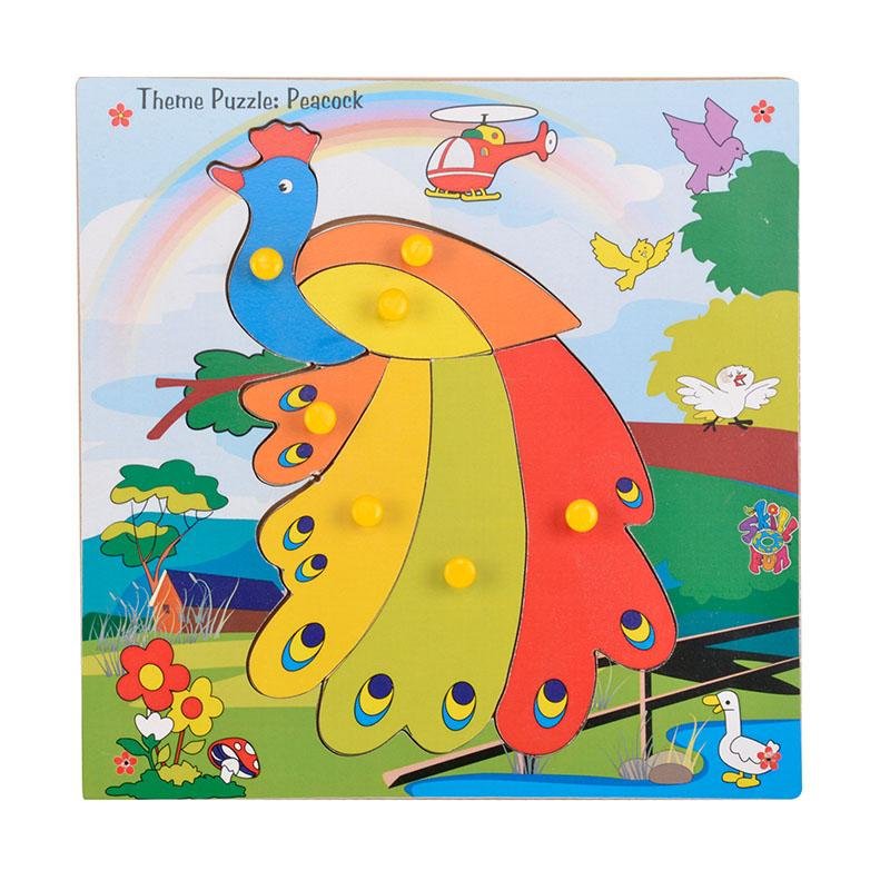 Theme Puzzle - Peacock