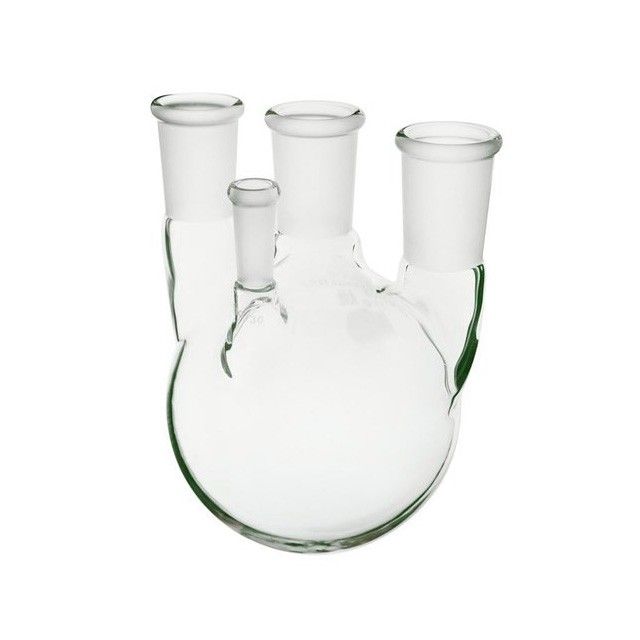 Flask Round Bottom, Four Neck, Angled Side(GWL)